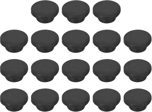 Vista 121 de MECCANIXITY - Tapones de silicona en forma de T (26mm, 1 pulgada de diámetro), color negro