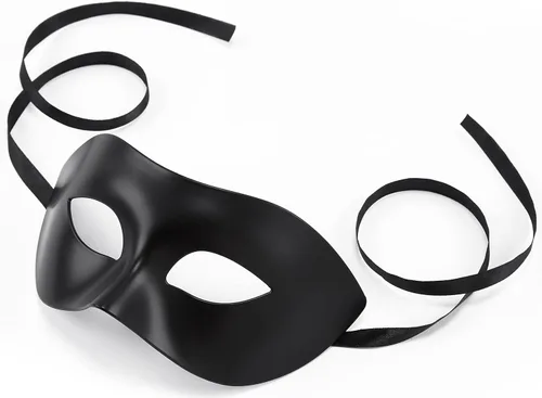 Vista 7 de TRIFUNESS Máscara de mascarada para hombre, máscara griega romana veneciana para Mardi Gras, fiesta de graduación de Halloween