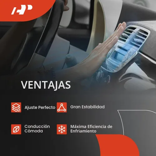 Vista 7 de Núcleo de evaporador de CA A-Premium compatible con Jeep