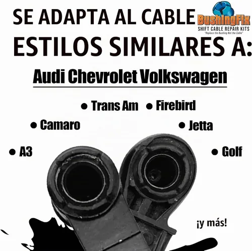 Vista 5 de BushingFix JE1Kit - Kit de reparación de bujes de cable de cambio de transmisión automática, buje de cable de cambio de repuesto, kit de reparación