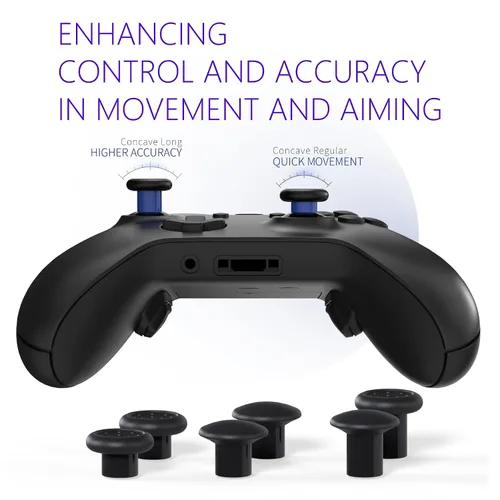Vista 6 de HEXGAMING ULTRA ONE Wireless Controller for Xbox Series X & S, for Xbox One, for Windows 7810-4 Remap Back Buttons - Hair Triggers - Interchangeable