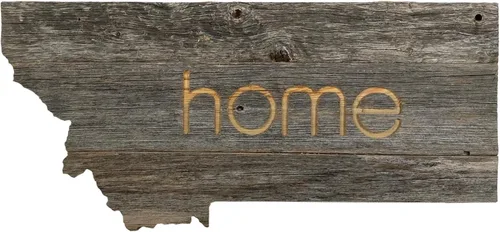 Vista 16 de Letrero de madera rústica de Alabama para casa de campo, decoración del hogar de pared estatal, es un gran regalo temático de AL para recién
