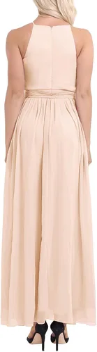 Vista 5 de iiniim - Vestido largo de gasa para mujer