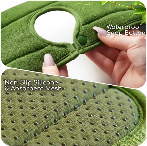 Vista 4 de El Original Ternal Sinkmat Atrapagoteo y Protector contra Salpicaduras, Tapete para Grifo para Fregaderos – Microfibra Absorbente, Protector