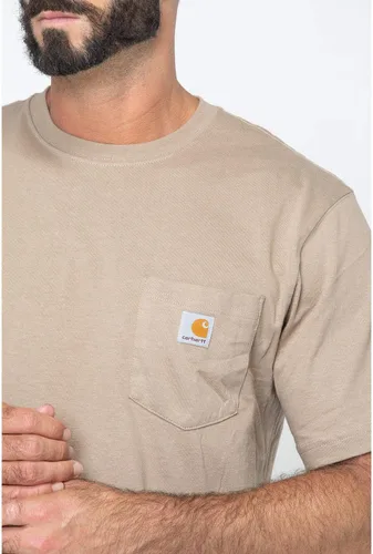 Vista 4 de Carhartt Camisa de manga corta, con bolsillo, de ajuste holgado, para hombre