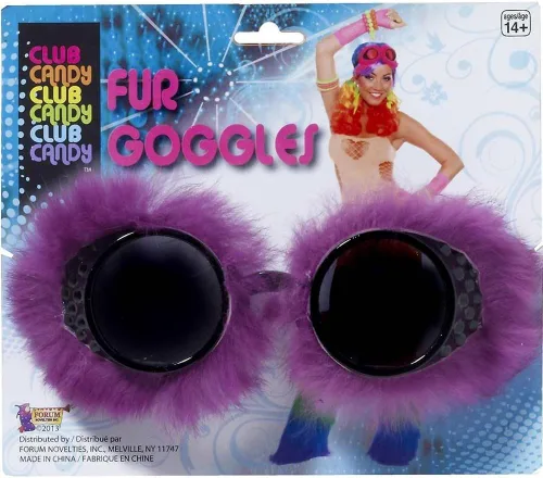 Vista 4 de Forum Novelties Gafas de piel novedosas Club Candy para mujer Verde