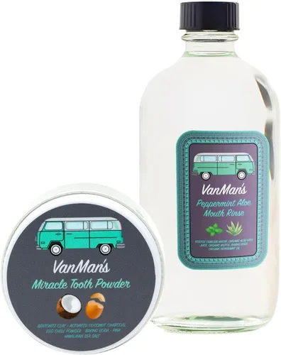 Vista 11 de Vanman's - VanMan's - Enjuague bucal de aloe de menta (8.8 onzas) - Aloe, enjuague bucal remineralizante de menta fresca para la salud