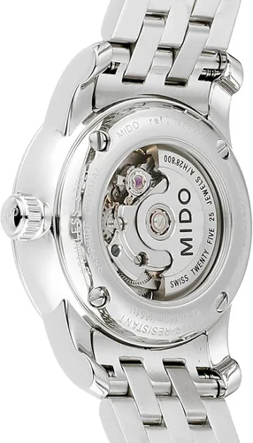 Vista 2 de Mido MIDO-M76004761 Baroncelli Reloj suizo automático plateado para mujer, plateado, Moderno