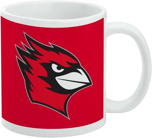 Vista 131 de Taza de cerámica con el logotipo principal de la Universidad Rider, taza de regalo novedosa para café, té y bebidas calientes, 11oz, blanca