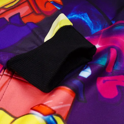 Vista 5 de Sudadera con capucha con estampado de juego para niños, suéter para niños de 5 a 10 años