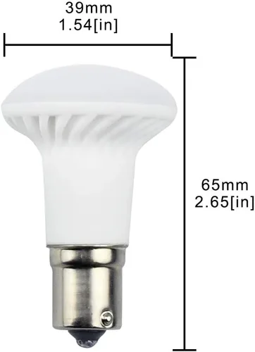 Vista 6 de Bonlux 1383 R12 LED 12V 24V RV Bombilla de lectura para lancha, 3W 1156 1141 BA15S SC Bayoneta LED de elevador, 25 W, reemplazo incandescente