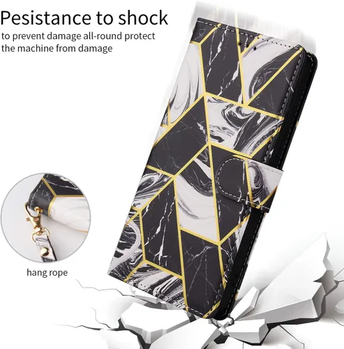 Vista 7 de Asuwish Funda compatible con iPhone 13 de 6.1 pulgadas y protector de pantalla de vidrio templado, tarjetero de cuero con función atril para iPhone