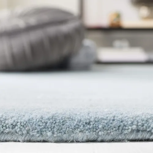 Vista 5 de SAFAVIEH Fifth Avenue Collection - Alfombra de área de 2 pies 3 pulgadas x 7 pies, color azul, diseño geométrico, ideal para zonas de alto tráfico