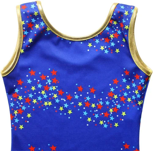 Vista 71 de HOZIY Leotardos de gimnasia para niñas, trajes de ciclismo con patrón adorable brillante