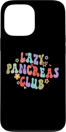Vista 23 de iPhone 16 Lazy Pancreas Club Diabetes Awareness Month T1D Diabetic Case