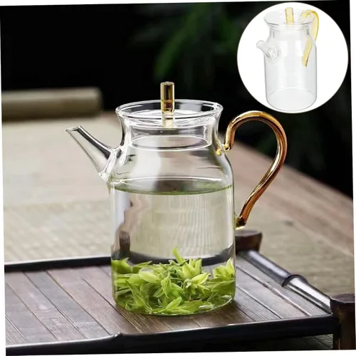 Vista 9 de Infuser Design Tea Pot Home Tetera de vidrio Tetera de mano para Drinkware