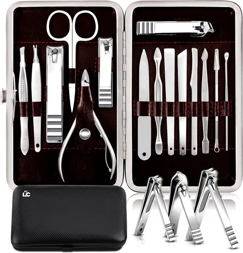 Vista 14 de Utopia Care - Juego de manicura profesional para cortaúñas Verde