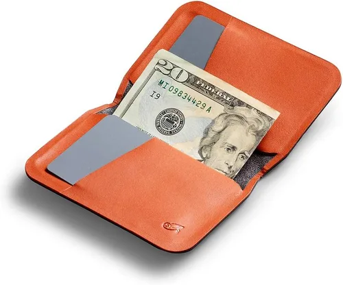 Vista 4 de Bellroy Apex - Funda delgada (billetera delgada de piel plegable, protección RFID), Índigo, Cartera Rfid