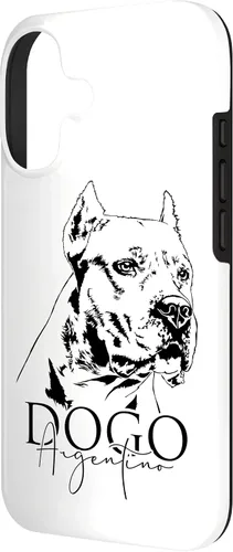 Vista 2 de Dogo Argentino Dog Portrait Dog Portrait Dogs Case for iPhone 17