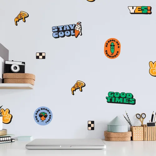 Vista 34 de Teddylabels - Calcomanías de Animales Árticos - Pegatinas de Pared Fáciles de Aplicar y Removibles: Transforma el Dormitorio de tus Niños Pequeños