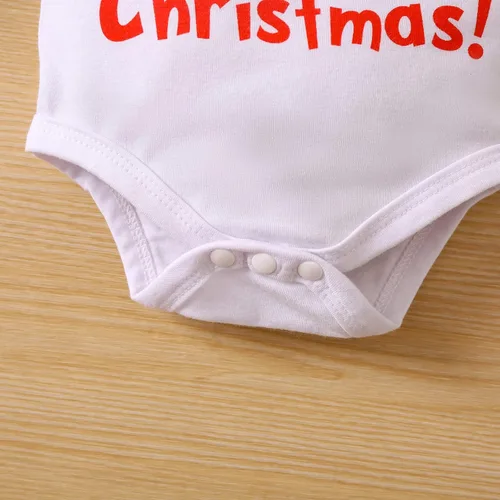 Vista 5 de Baby Girl Cosutmes - Divertida fiesta de cosplay de Navidad, el bebé que robó, traje de Navidad, mameluco con falda peluda, regalo de Navidad
