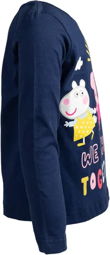 Vista 4 de Peppa Pig Paquete de 2 camisetas para niñas pequeñas a niños pequeños