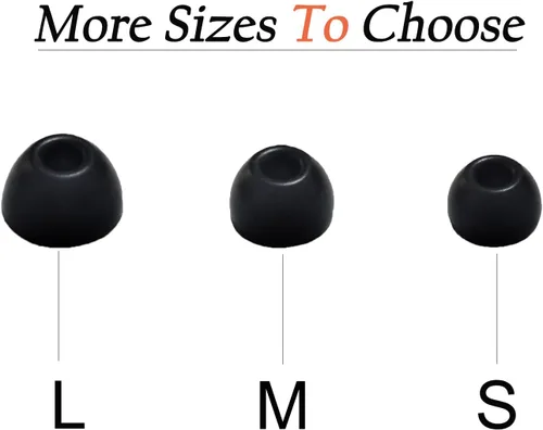 Vista 4 de Consejos de auriculares para Beats Studio Buds, Fit Pro, Solo Buds, PowerBeats Pro 2 Puntas universales de silicona de repuesto para auriculares