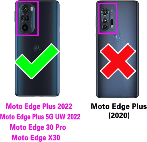 Vista 2 de Asuwish Funda de teléfono para Motorola Edge + Plus 2022/Edge X30/30 Pro con protector de pantalla de vidrio templado y accesorios para celda