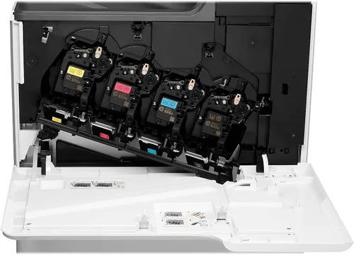 Vista 6 de HP Color LaserJet Enterprise M653x, Color blanco