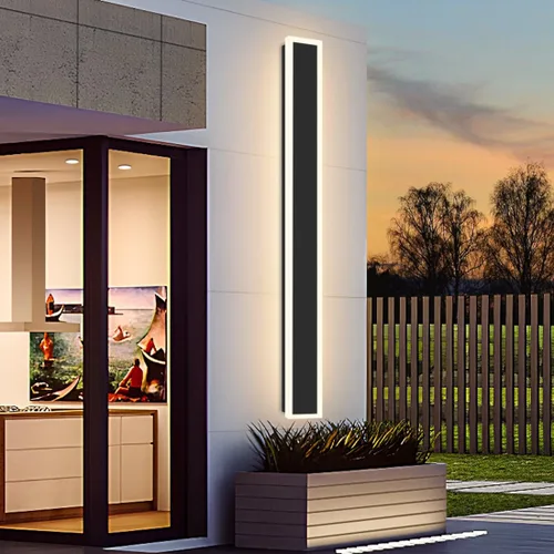 Vista 14 de Luz de pared al aire libre moderna de 18 pulgadas IP65 impermeable