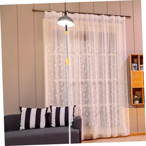 Vista 6 de Telescoping Light Bulb Changer Pole for High Ceilings, Stainless Steel