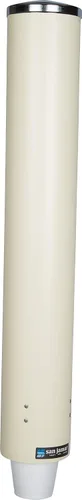 Vista 8 de San Jamar, Dispensador de polietileno para espuma de tazas, C4210PFSD, Blanco, 1, 1