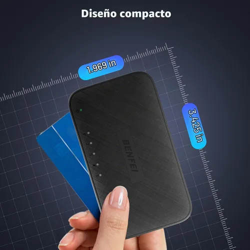 Vista 7 de BENFEI Conmutador Gigabit Ethernet de 5 puertos, montaje en pared y concentrador de conmutador de red de escritorio, divisor Ethernet, Plug & Play
