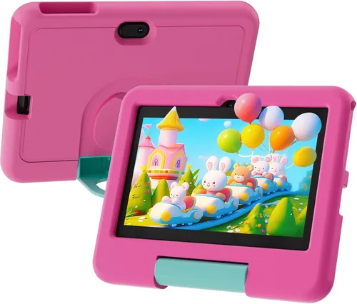 Vista 8 de Tableta Android Q8K de 7 pulgadas Azul