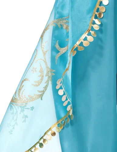 Vista 6 de Arabian Princess Costume for Girls Birthday Dress Up, Girls Halloween Costume, Trick or Trea, Theme Party, Role Play, with Small Bag, Headband