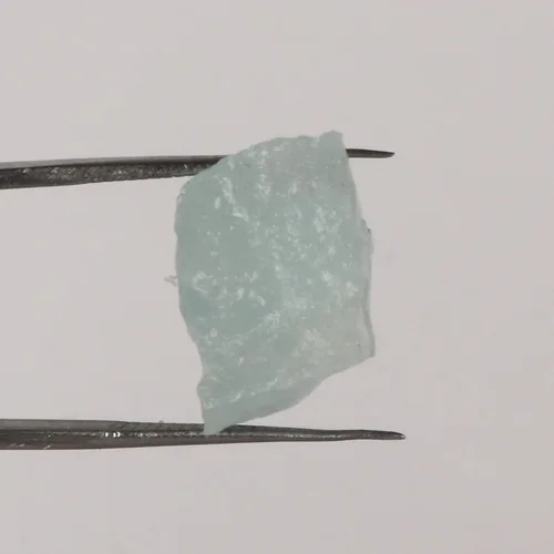 Vista 3 de GEMHUB 17.9 CT - Piedra preciosa suelta de energía natural áspera cielo aguamarina certificada sin cortar aguamarina áspera, aguamarina curativa