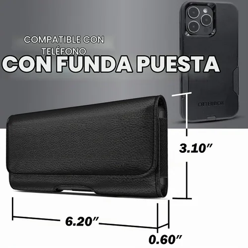Vista 2 de PiTau Funda para iPhone 17, 16, 15, 14, 13, 12, 11 Pro X Xs