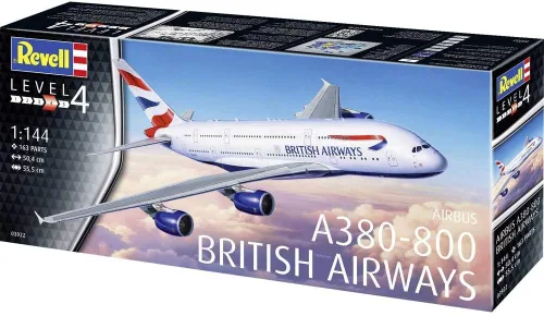 Vista 4 de Revell RV03922 A380-800 British Airways Modelo Kit