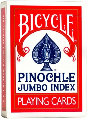 Vista 2 de Bicycle Naipes Pinochle Jumbo Index 2 Decks