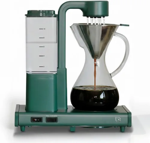 Vista 10 de [Usado] WILLOW Cafetera para verter sobre 8 tazas (42 onzas), cafetera automática por goteo y cafetera, jarra de vidrio, filtro de metal Negro