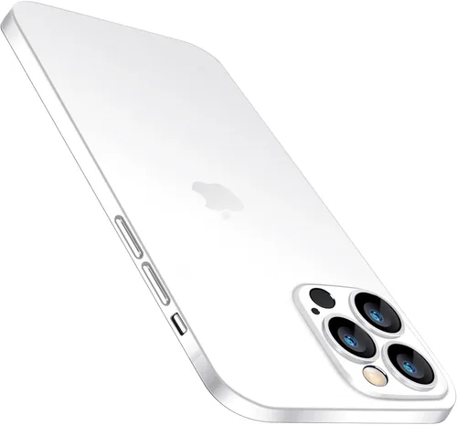 Vista 18 de Funda delgada compatible con iPhone 12, con acabado mate fino como papel, antihuellas dactilares y no se pone amarillenta, funda ultra protectora
