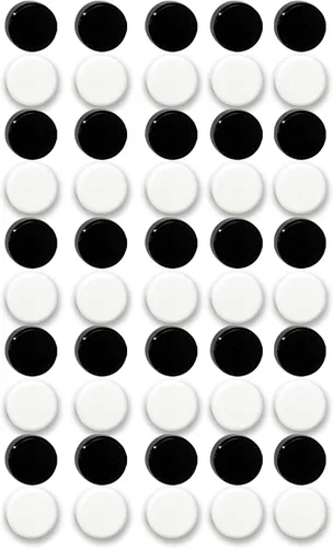 Vista 32 de Qualsen Imanes para nevera, 20 imanes para refrigerador, pequeño imán para pizarra blanca, mini imán lindo para refrigerador, casillero, pizarra 10