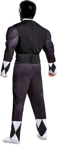Vista 8 de Disguise Disfraz clásico de Ranger negro para hombre Multicolor