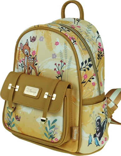 Vista 6 de KBNL Bambi A21802 - Mini mochila de piel vegana de 11 pulgadas, multicolor, Multicolorido, Mochilas Daypack