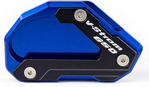 Vista 12 de Soporte de extensión lateral Soporte de extensión y tapa de llenado de aceite para Suzuki DL650 V-Strom 650 XT 650XT Vstrom650 (Color A Negro)