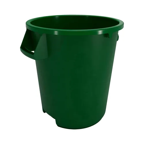 Vista 9 de SPARTA Bronco - Contenedor de basura redondo para desechos, 10 galones, color negro, paquete de 6