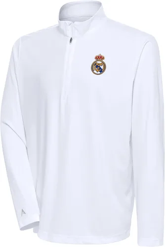 Vista 4 de Jersey con cremallera de un cuarto para hombre del Real Madrid Azul Oscuro (Dark Royal)