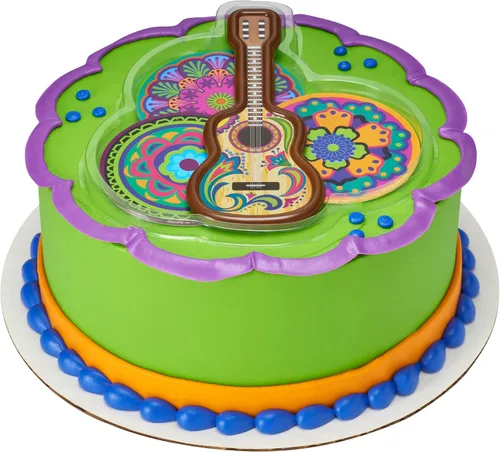 Vista 3 de Día de los Muertos Fiesta DecoSet® - Decoración para tartas