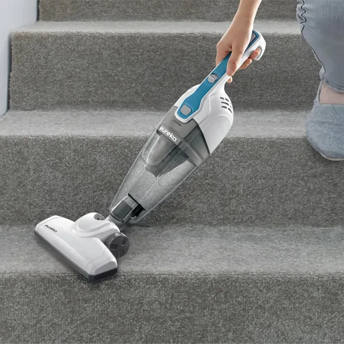 Vista 7 de Eureka Aspiradora de escoba con cable para el pelo de mascotas del hogar, aspiradora de escoba ligera con potente succión para alfombra, baldosa