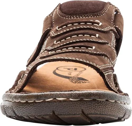 Vista 4 de Propet Jace Slide Sandalias para hombre, color café